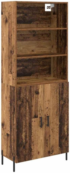 vidaXL Highboard Altholz 69,5 x 32,5 x 180 cm Holzwerkstoff 3415631