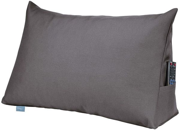 XDREAM Rückenkissen ergonomisches Keilkissen für Bett und Sofa, 1-tlg, als Kopfkissen oder Venenkissen verwendbar, mit praktischem Seitenfach