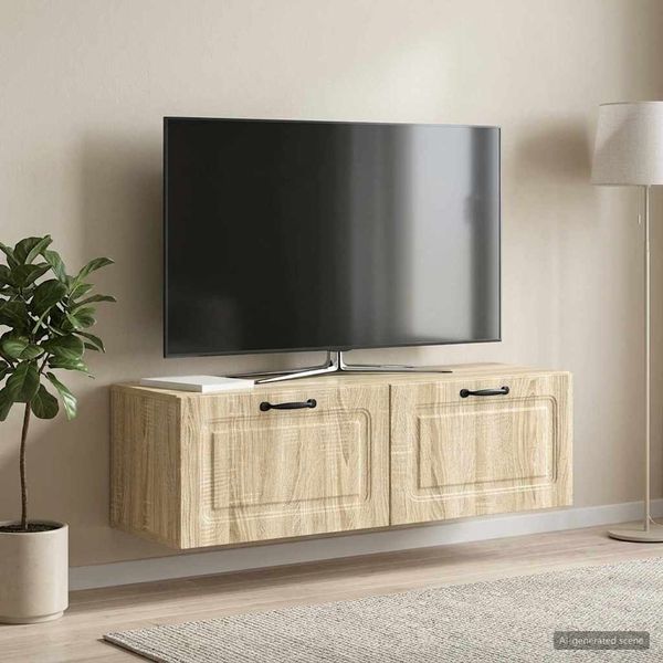 vidaXL Wandmontierter TV-Schrank Sonoma-Eiche 98 x 31 x 30 cm 899407
