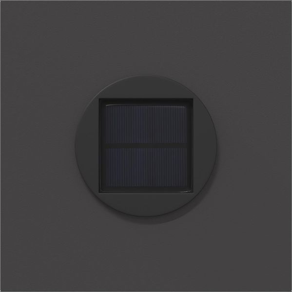 vidaXL Solar LED Weg Licht 2 pcs Schwarz Kalt gewalzter Stahl 879730 Bild 7