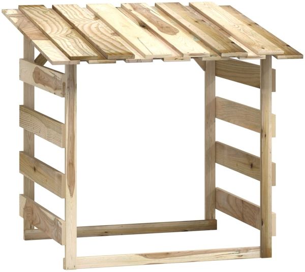 vidaXL Pergolen mit Dach 4 Stk. 100x90x100 cm Kiefernholz Imprägniert 3096646 Bild 3