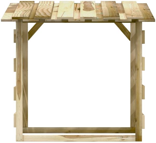 vidaXL Pergolen mit Dach 4 Stk. 100x90x100 cm Kiefernholz Imprägniert 3096646 Bild 6