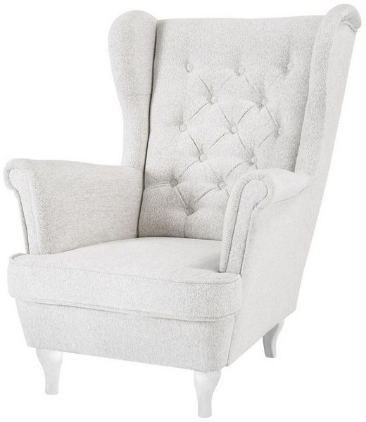 Beautysofa Ohrensessel Sessel FALCO Chesterfield Wohnzimmersessel Fernsehsessel