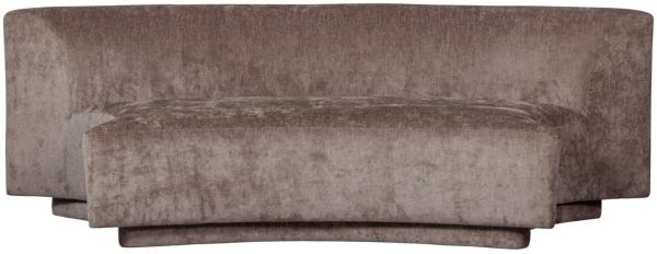 Sofa Popular aus Chenille-Stoff, Taupe