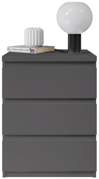 Nachtkommode >Olli< in Graphit - 45x61x38cm (BxHxT) Bild 4