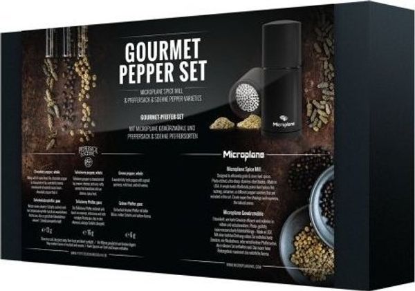 Microplane GOURMET Gewürzmühle mit Pfeffer / Microplane