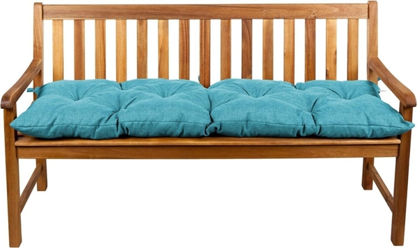 Gutekissen® Bankauflage Stuhlkissen Hollywoodschaukel Garten LS (100x30, Himmelblau)