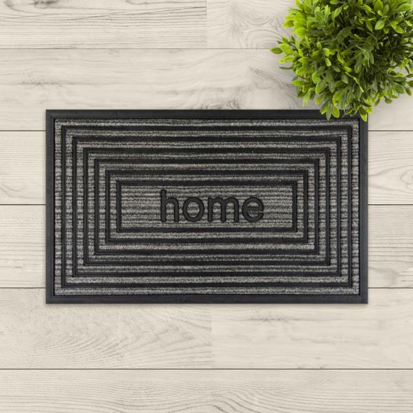 Lako 'home' Fußmatte, grau, 45x75 cm Bild 2