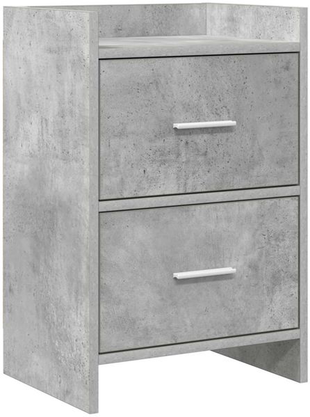 vidaXL Nachttische Betongrau 40 x 30 x 60 cm Holzwerkstoff 8010969