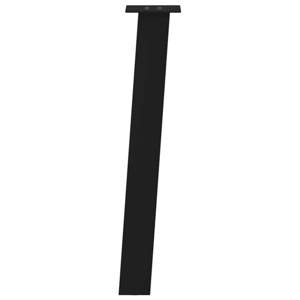 vidaXL Konsolentischbeine 4 Stk. Schwarz 72 cm Stahl 4012504 Bild 4