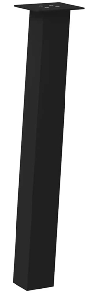 vidaXL Konsolentischbeine 4 Stk. Schwarz 72 cm Stahl 4012504 Bild 3