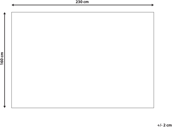 Teppich Viskose sandbeige grau 160 x 230 cm MALAN Bild 2