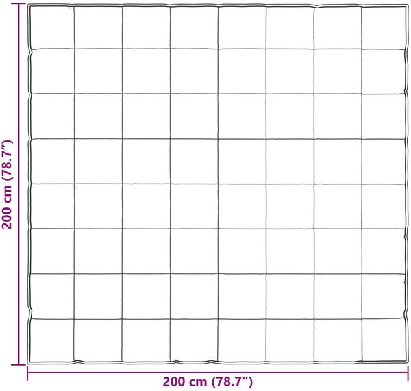 vidaXL Ganzjahresbettdecke Gold 200 x 200 cm Satin und Mikrofaser 42025803 Bild 10