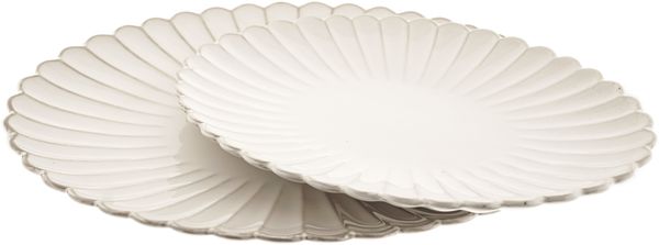 Bloomy Servierplatten aus hochwertigem Porzellan - 2er-Set
