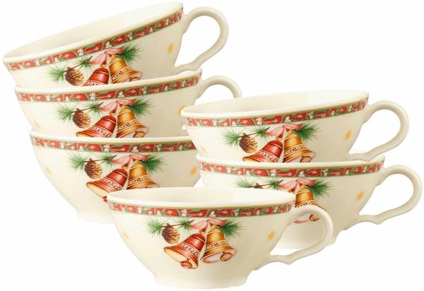 Seltmann Weiden Marieluise Weihnachtsnostalgie Teetasse 130 ml 6er Set