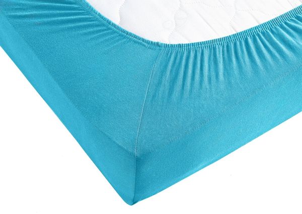 Visaggio Spannbettlaken Jersey aus 100% Baumwolle Kinder Spannbetttuch Bettlaken, Jersey, Gummizug: rundum, Kinder Spannbettlaken, für Matratzenhöhen bis 12 cm, Steghöhe 20 cm