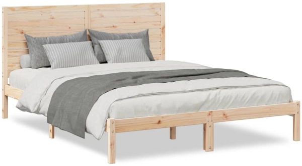 vidaXL Massivholzbett Extra Lang ohne Matratze 140x220 cm 3309313