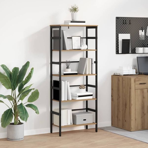 vidaXL Bücherregal Artisan-Eiche 60 x 29,5 x 149 cm Holzwerkstoff 883933