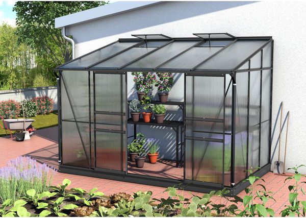 Vitavia Gewächshaus Ida 6500, schwarz, ESG/HKP