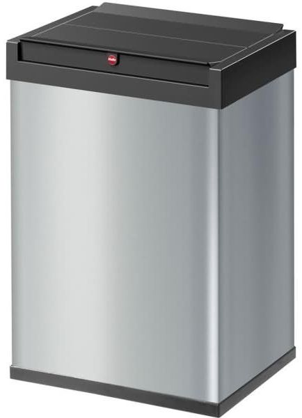 Hailo 'Big-Box Swing L' Mülleimer, Stahlblech, 35 Liter, Silber