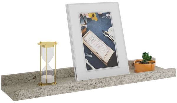 vidaXL Wandregale 4 Stk. Betongrau 40x9x3 cm 326704 Bild 3