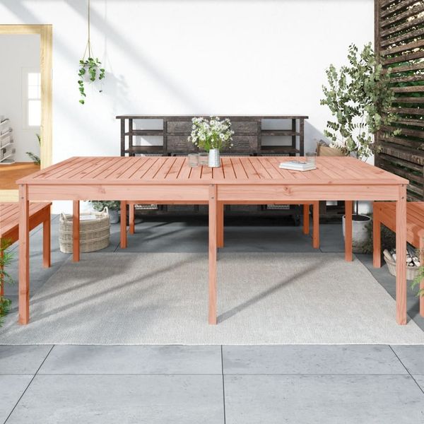 Gartentisch, Balkontisch, Esstisch 203,5 x 100 x 76 cm Massivholz Douglasie