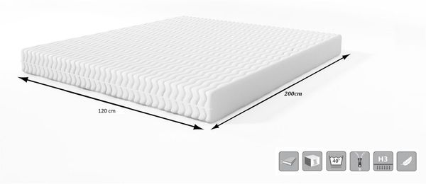 Polsterbett Bett VERONA Komplettset Polyesterstoff Türkis 120x200 cm Bild 4