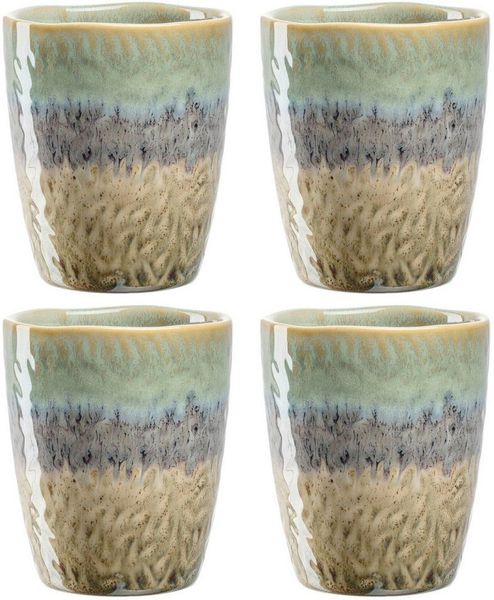 LEONARDO Becher MATERA, 4-tlg, Keramik, 300 ml, 4-teilig