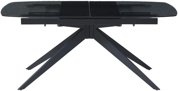 Vente-unique - LEGRIO Esstisch Glas Schwarz - B 90 cm x H 76 cm x L 240 cm180 cm Bild 3