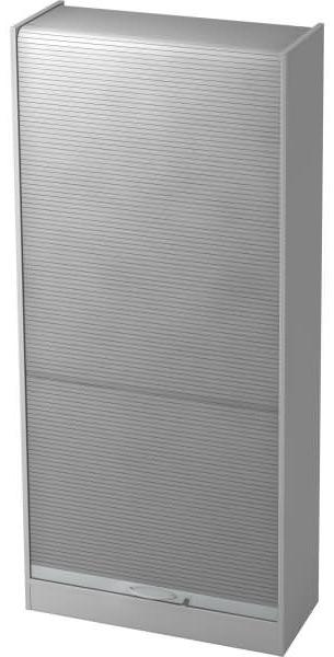 Rollladenschrank 90cm, 5OH BM Grau