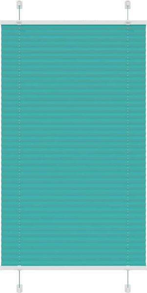vidaXL Plissee Petrolgrün 70x150 cm Stoffbreite 69,4 cm Polyester 4015392
