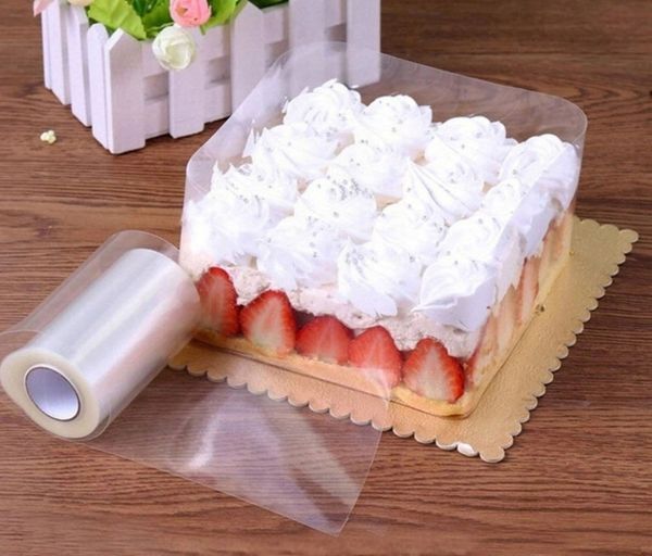 Festivalartikel Backmatte Tortenrandfolie 16cm x 10m – Transparent Folie für Kuchen & Deko, (1-tlg)