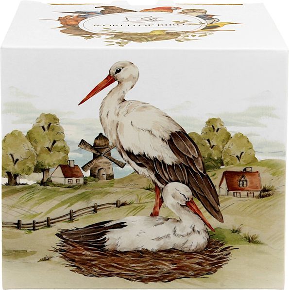 DUO World of Birds Becher 400 ml WHITE STORK New Bone China Porzellan Bild 3