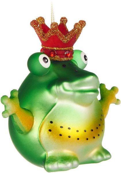 BRUBAKER Weihnachtsbaumkugel Handbemalte Weihnachtskugel - viele lustige Motive - Glas Baumkugel (1 St), Christbaumschmuck Figuren Deko Anhänger Christbaumkugel Weihnachtsdeko