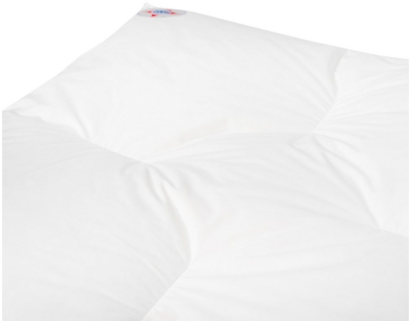 Traumschloss Babybettdecke Baby, Füllung: 90% Daunen & 10% Federn, Bezug: 100% Baumwolle, Karo-Steppbett