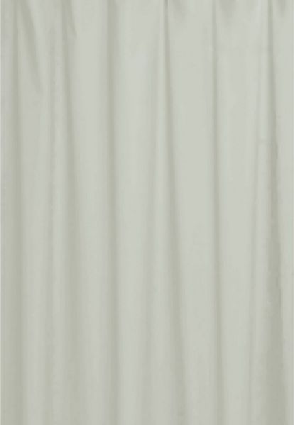 Euroshowers GmbH Duschvorhang hochwertig verarbeitet mit 12 Duschvorhangringen und Metalösen Breite 180 cm