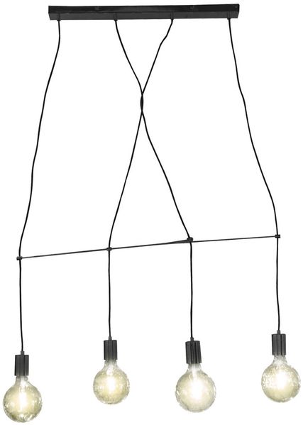 Hängeleuchte, Gestell schwarz, H 150 cm