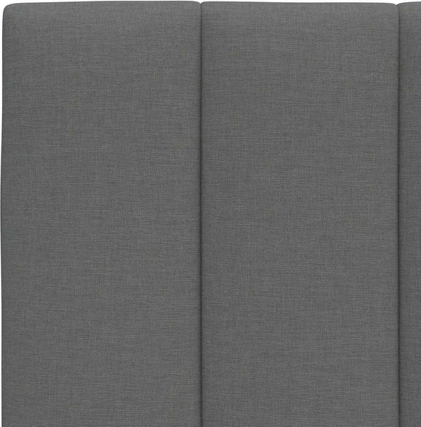vidaXL Bett mit Matratze "Hanko" Dunkelgrau 140x200 cm Stoff 3310532 Bild 10