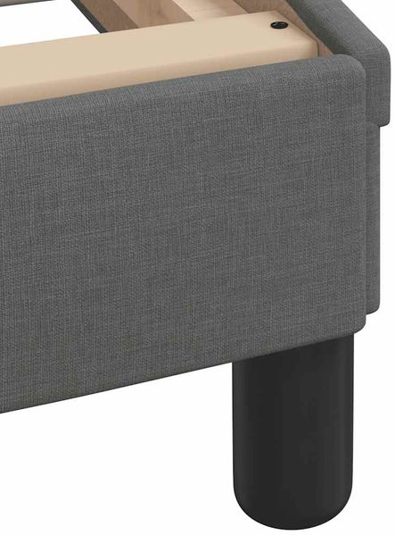 vidaXL Bett mit Matratze "Hanko" Dunkelgrau 140x200 cm Stoff 3310532 Bild 11