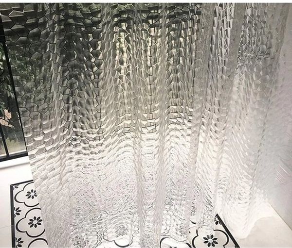 Duschvorhang, Polyester, Weiß