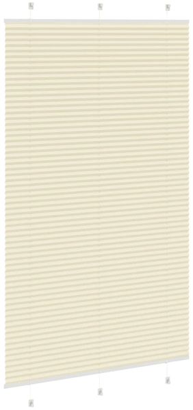 vidaXL Plissee Creme 120x200 cm Stoffbreite 119,4 cm Polyester 4015317 Bild 4