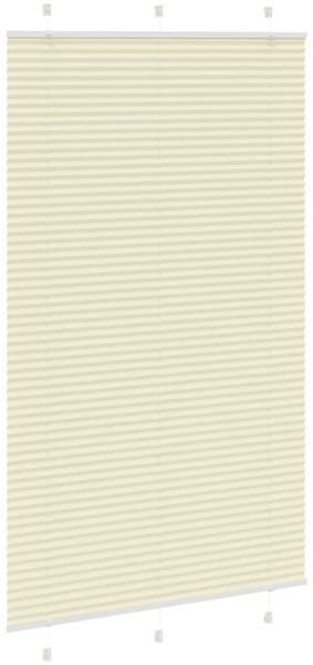 vidaXL Plissee Creme 120x200 cm Stoffbreite 119,4 cm Polyester 4015317 Bild 3