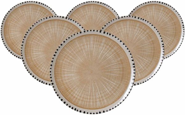 Ritzenhoff & Breker Natura Platzteller ø 32 cm 6er Set - Creme