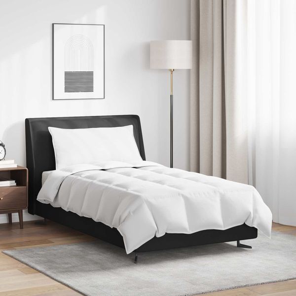 vidaXL Sommerdecke mit Kissen 2 pcs Weiß Daunenfeder 3376237