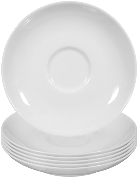 Seltmann Weiden Rondo/Liane Weiß Espressountertasse ø 11,9 cm 6er Set