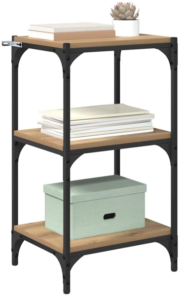 vidaXL Bücherregal Artisan-Eiche 40 x 33 x 70,5 cm 881103 Bild 2