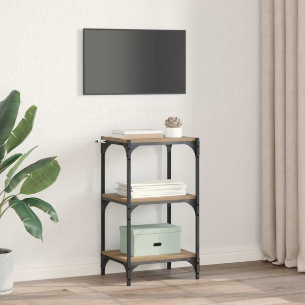 vidaXL Bücherregal Artisan-Eiche 40 x 33 x 70,5 cm 881103 Bild 3