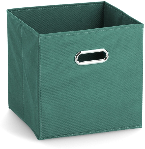 Kleine Aufbewahrungsbox mit Griff, Vlies - Petrol