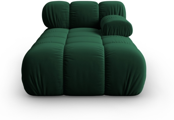 Micadoni Recamiere Bellis Rechts Samt Bluvel Flaschengrün