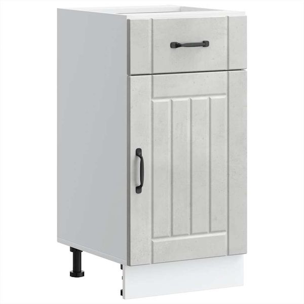 vidaXL Küchen-Unterschrank Lucca Betongrau Holzwerkstoff 853711